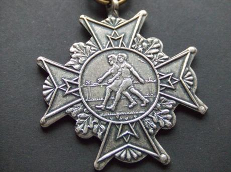 Bouke Glas mars wandelsportvereniging R.E.T. Rotterdam, ( zilverkleurig)